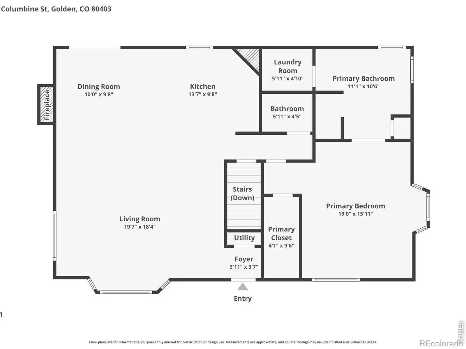 401 N Columbine Street Golden CO 80403 MLS #RECIR1054212 03192026204532 1600 38