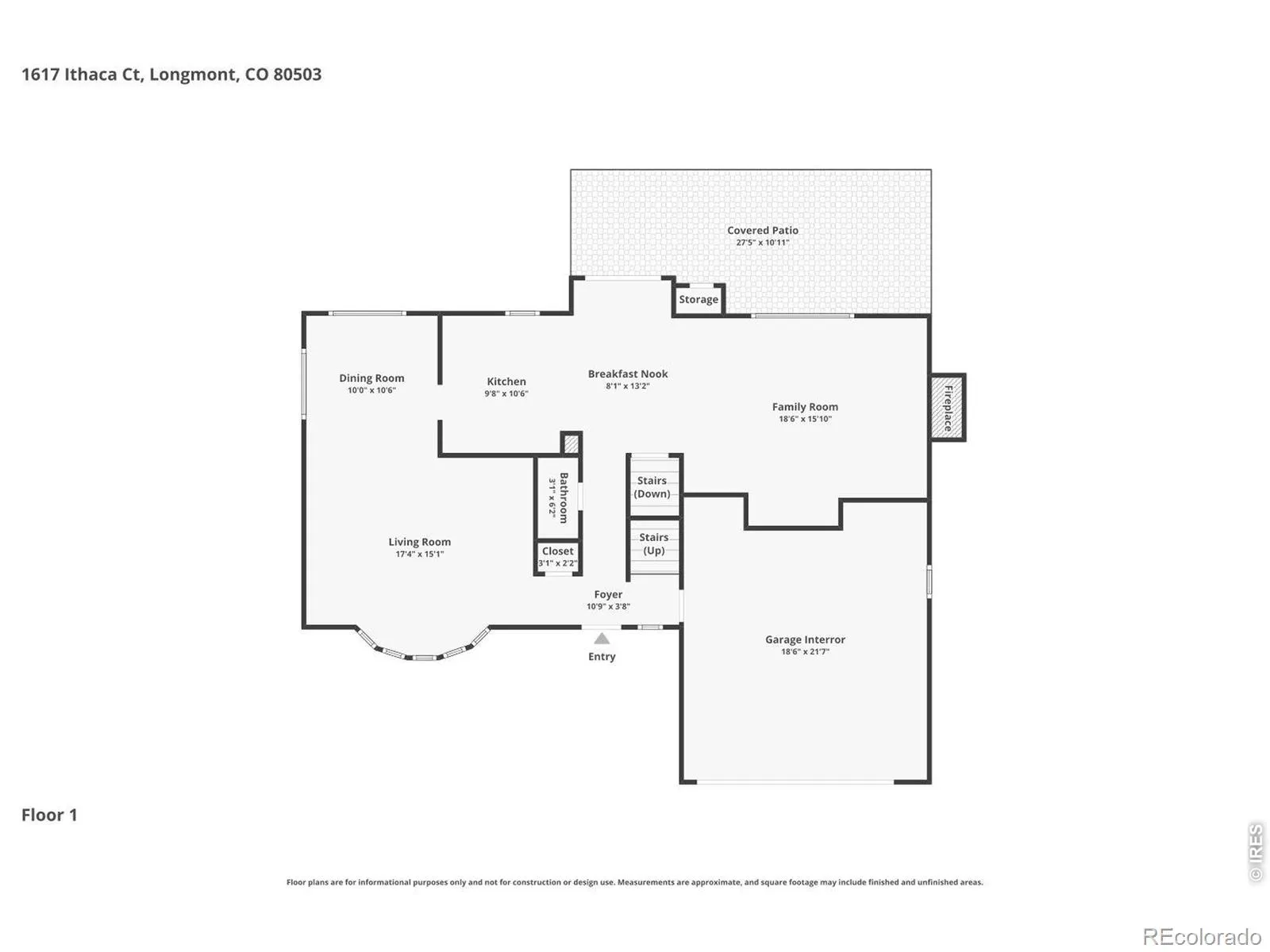 1617 Ithaca Court Longmont CO 80503 MLS #RECIR1055501 04302026041522 1600 32