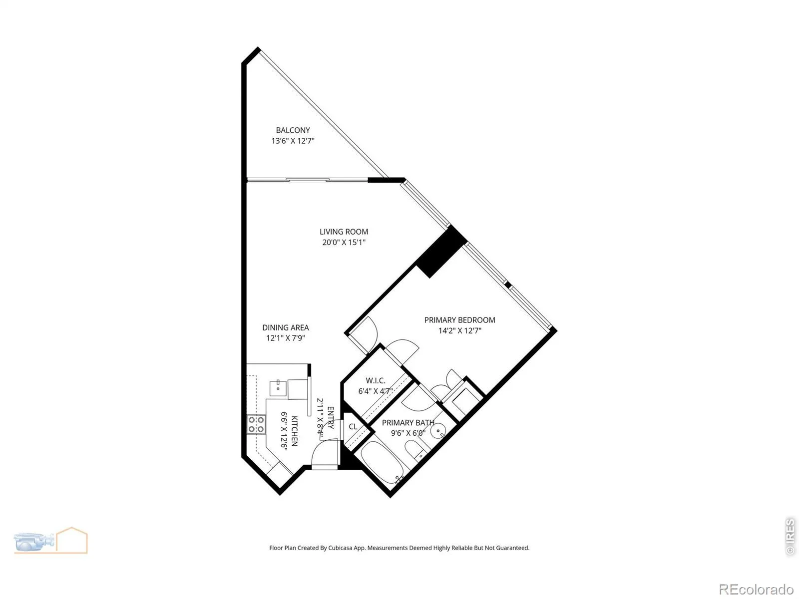100 Park W Avenue #1305 Denver CO 80205 | MLS #RECIR1057596 09222026000829 1600 43