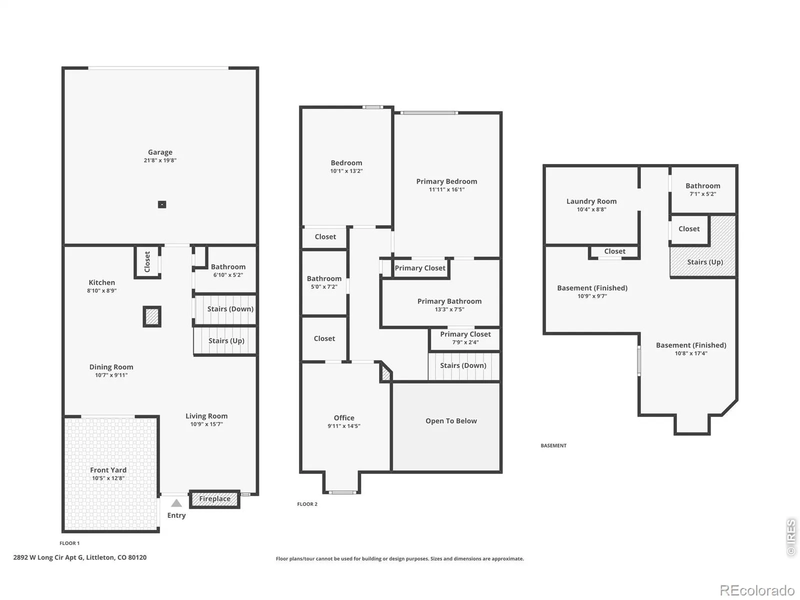 2892 W Long Circle #G Littleton CO 80120 | MLS #RECIR1064746 07212026235328 1600 36